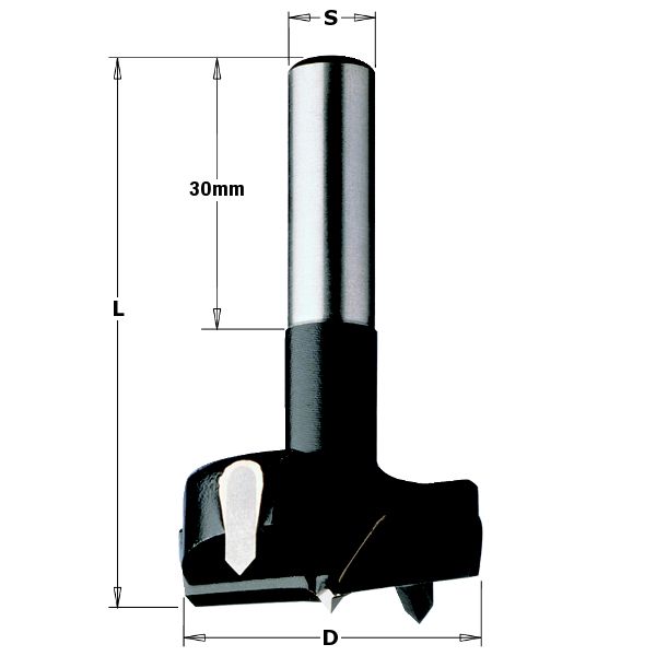 Фото Сверло чашечное HW 35x60 Z=2+2 S=12,7 RH в интернет-магазине ToolHaus.ru