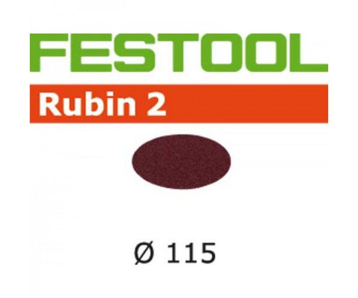 Фото Материал шлифовальный Festool Rubin II P 60, компл. из 50 шт. STF D115 P 60 RU2/50 в интернет-магазине ToolHaus.ru